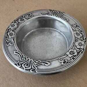 Rare Wilton Armetale Metal Bowl / Wine Coaster